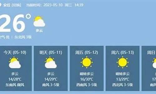 安丘天气预报(安丘天气预报今明后三天) 安丘天气预报(安丘天气预报今明后三天)